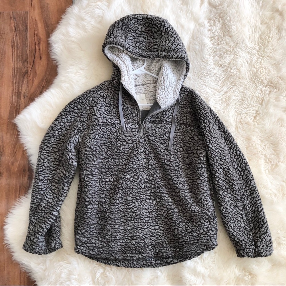 Thread & Supply Wubby Charcoal Hoodie Sweatshirt